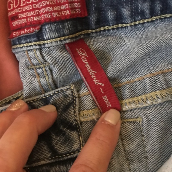 Guess size 30 Daredevil bootcut jeans - Picture 2 of 3